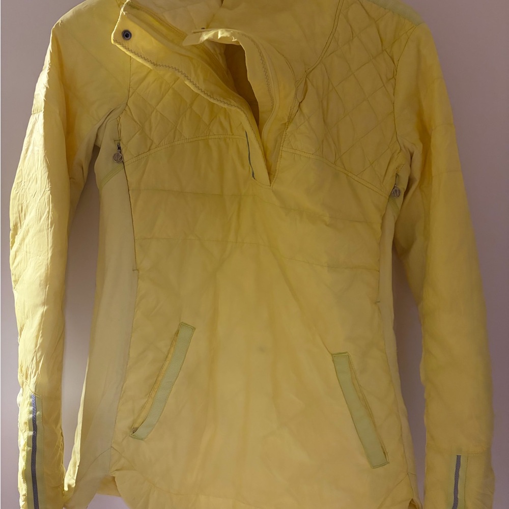 Lululemon Athletica yellow Quilted Fabric